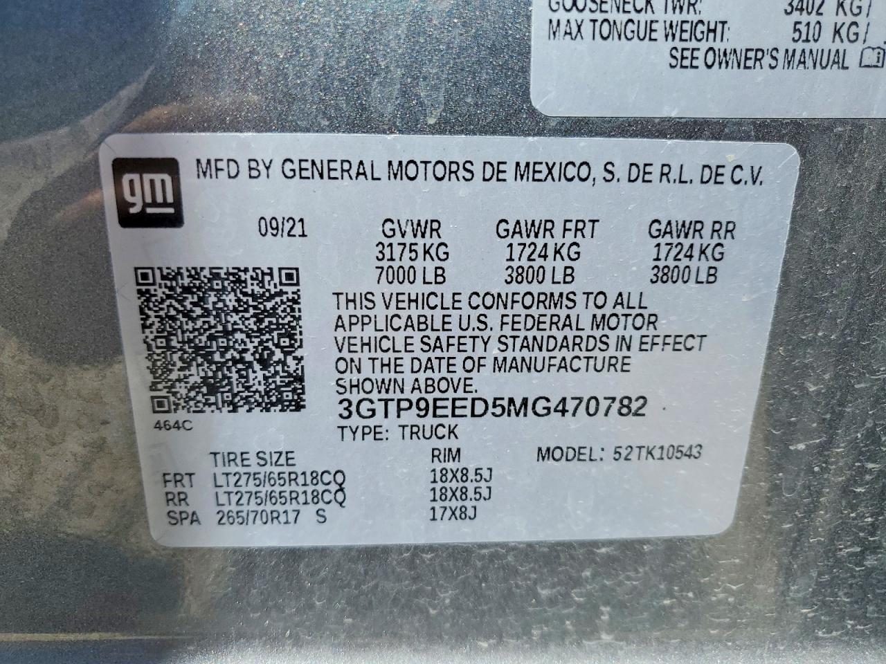 2021 GMC SIERRA K1500 AT4 photo 23