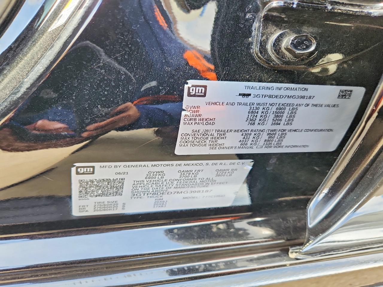 2021 GMC SIERRA C1500 SLT photo 25