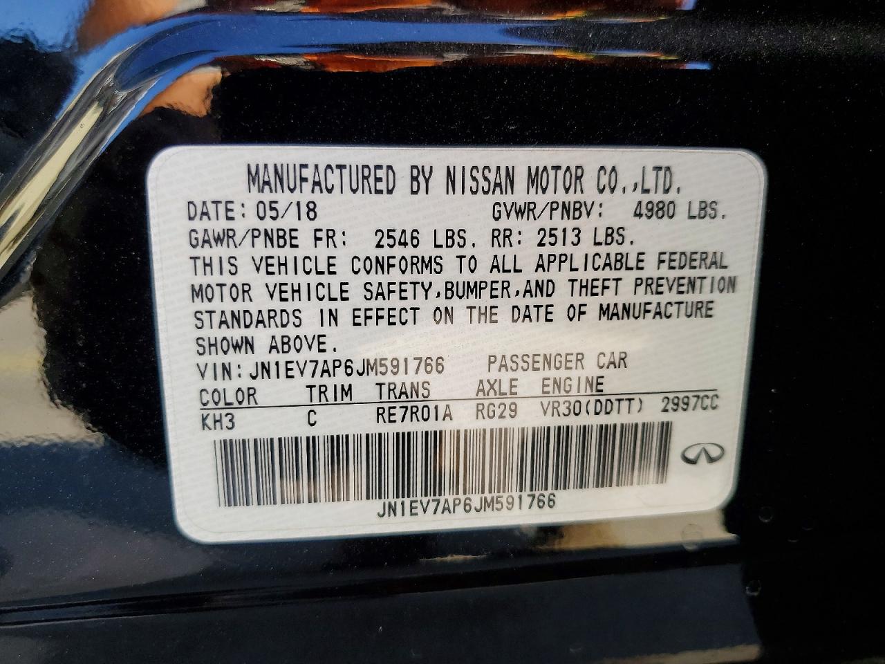 2018 INFINITI Q50 3.0T LUXE photo 12