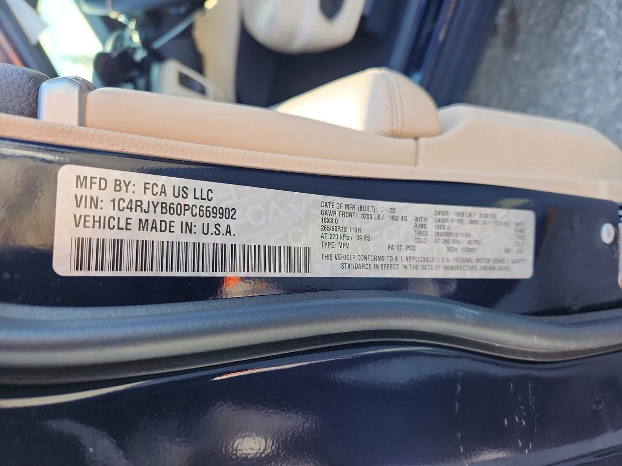 2023 JEEP GRAND CHEROKEE LIMITED 4XE photo 23