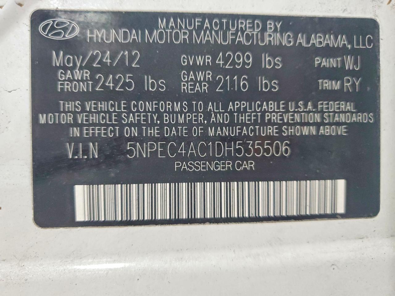 2013 HYUNDAI SONATA LIMITED photo 13