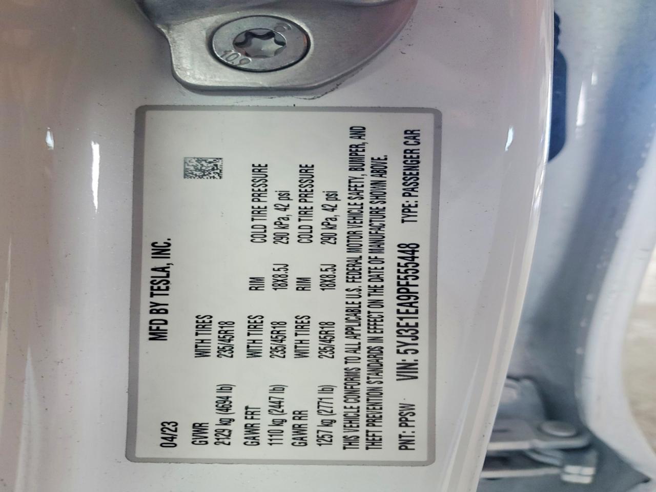 2023 TESLA MODEL 3 photo 23