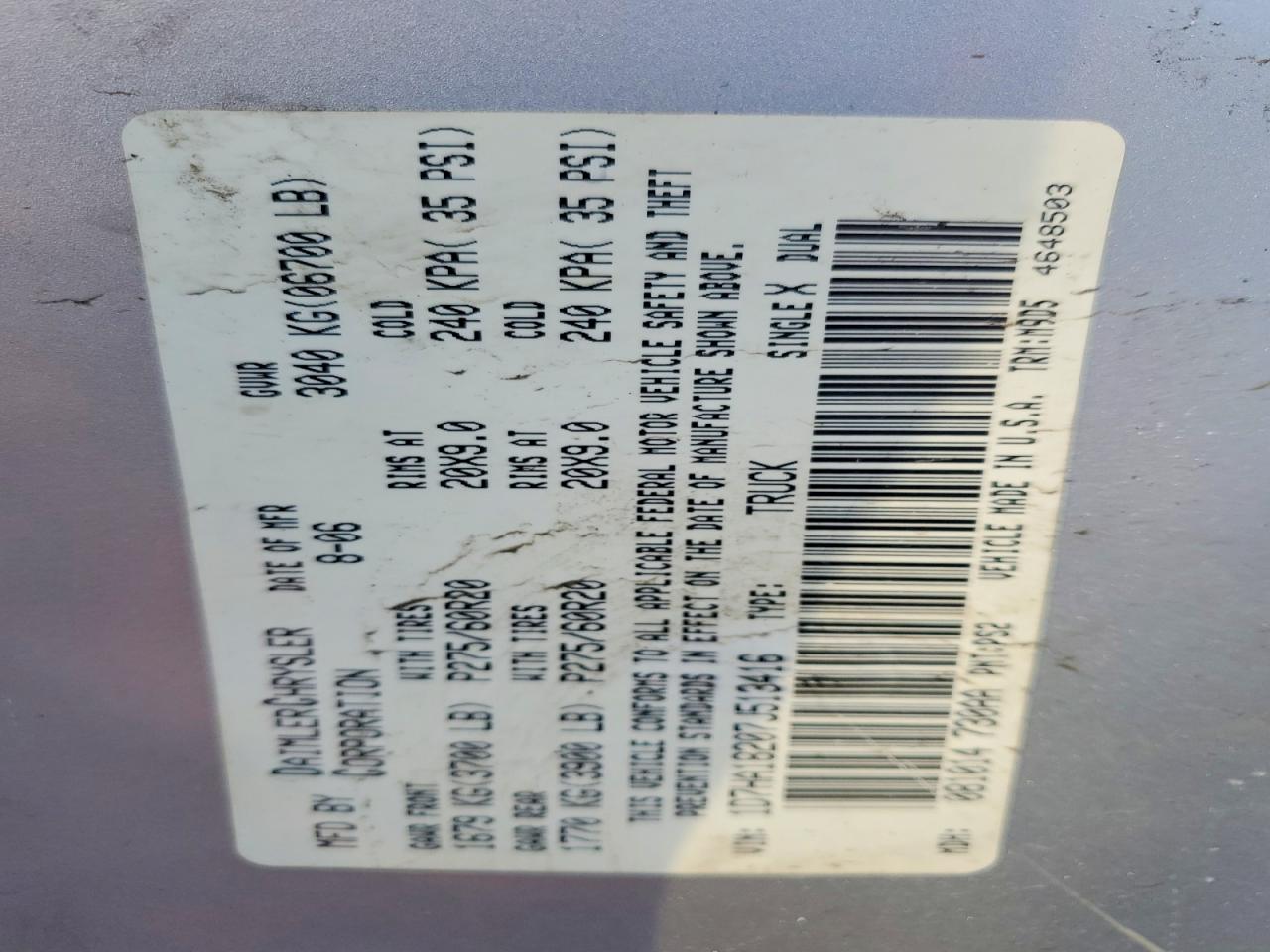 2007 DODGE RAM 1500 ST photo 25
