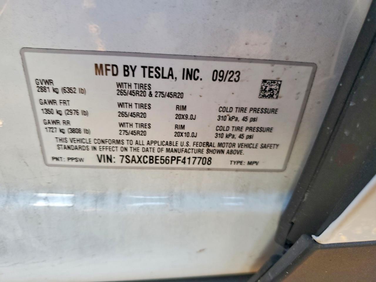 2023 TESLA MODEL X photo 27
