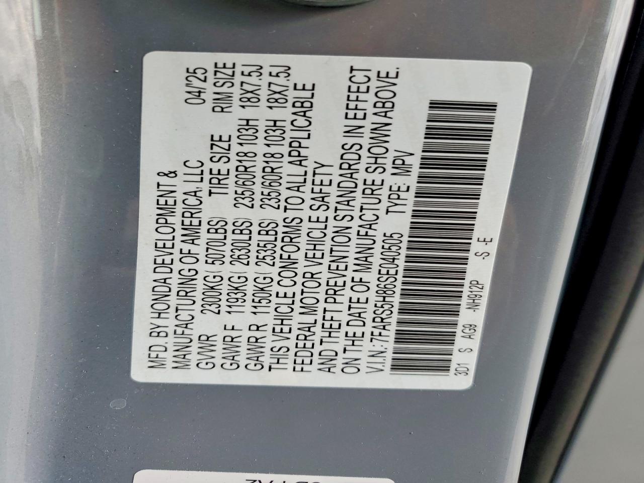 2025 HONDA CR-V SPORT-L photo 37