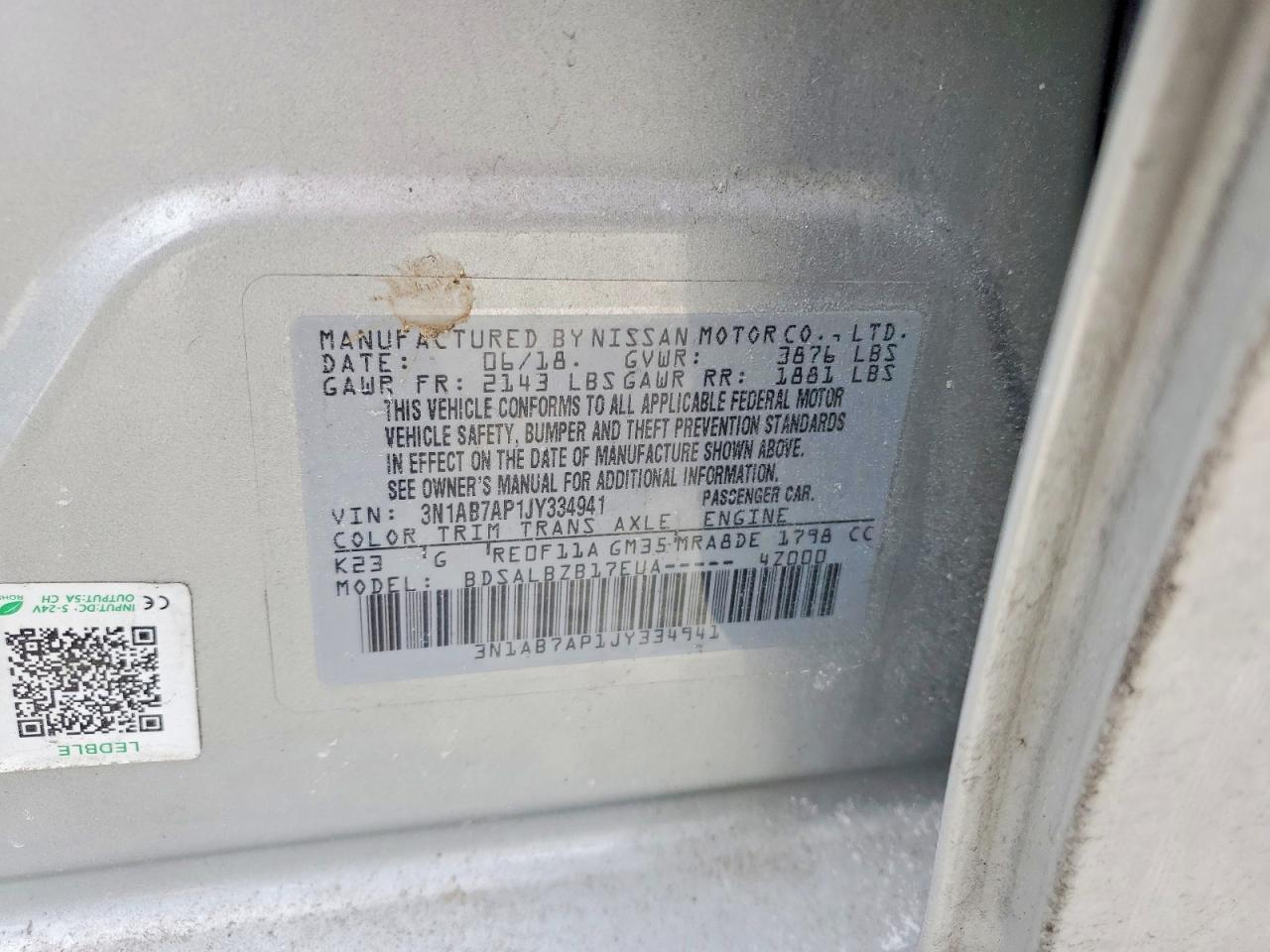 2018 NISSAN SENTRA photo 25