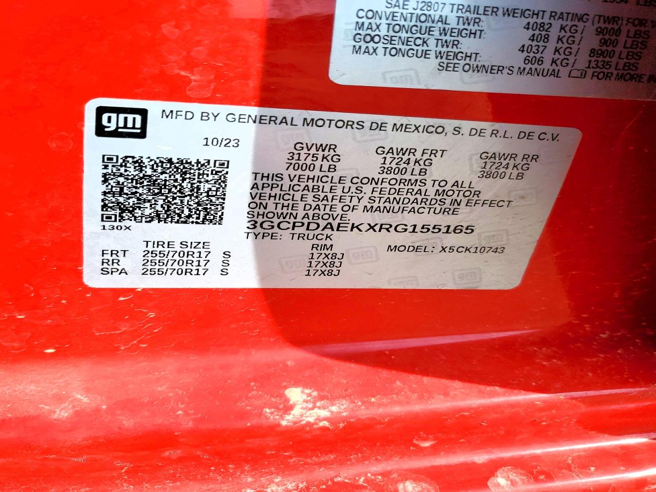 2024 CHEVROLET SILVERADO K1500 photo 34