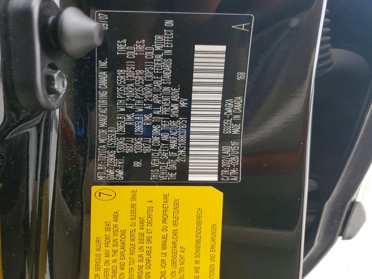 2008 LEXUS RX 350 photo 25