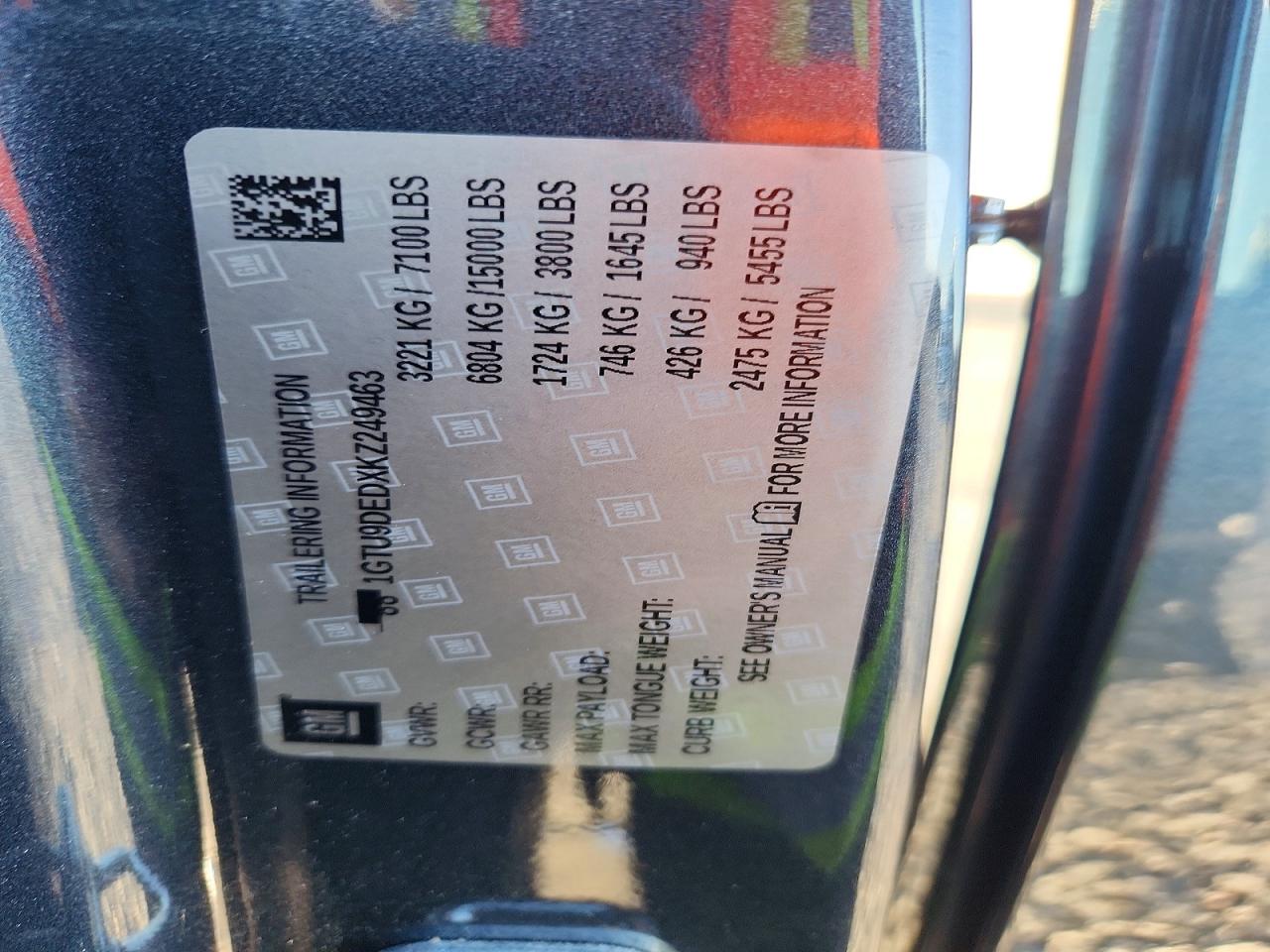 2019 GMC SIERRA K1500 SLT photo 34
