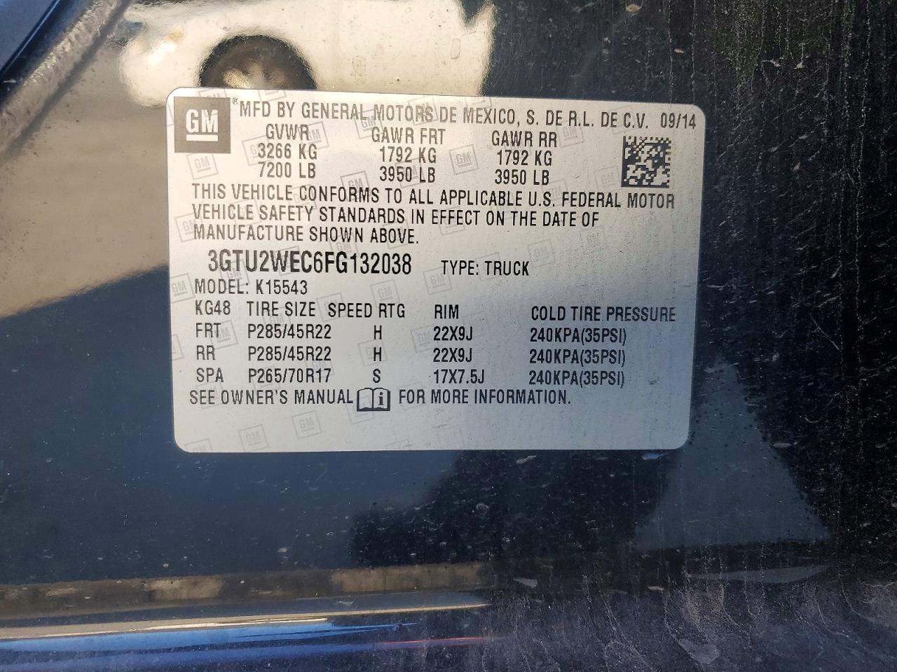 2015 GMC SIERRA K1500 DENALI photo 12