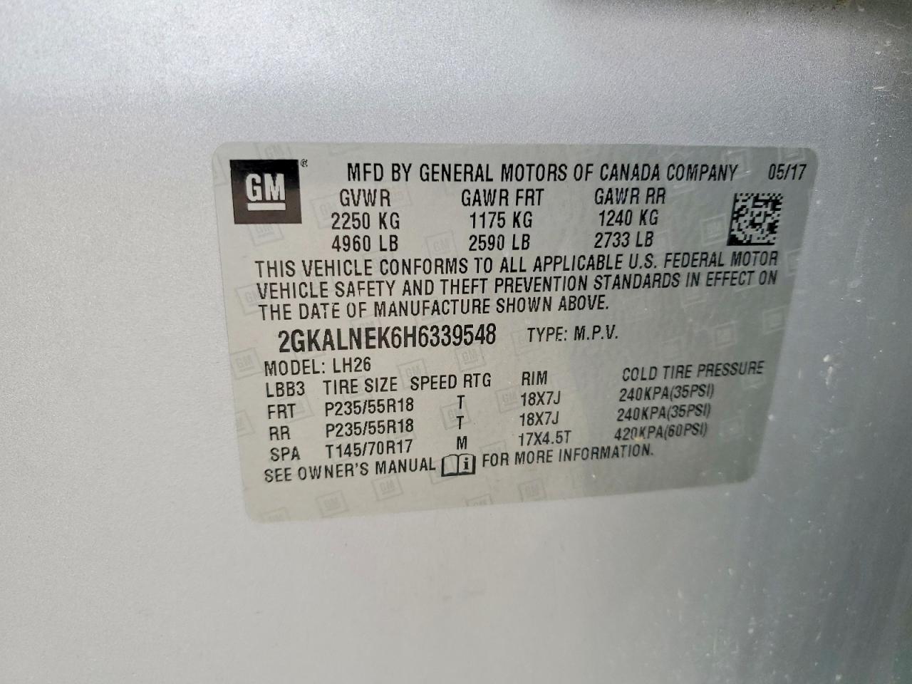2017 GMC TERRAIN SLE photo 25
