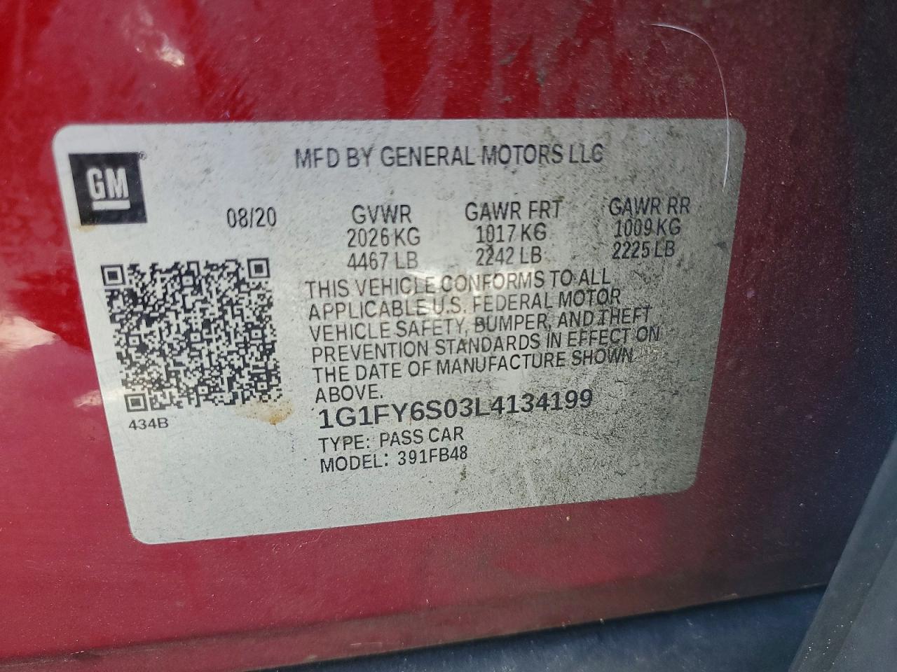 2020 CHEVROLET BOLT EV LT photo 34