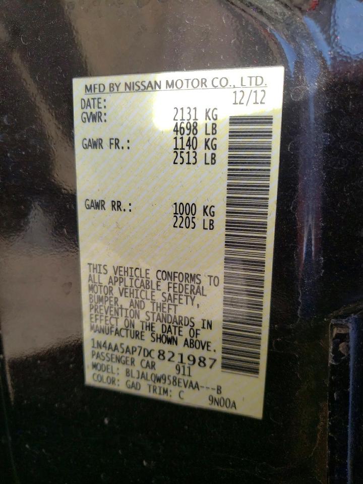 2013 NISSAN MAXIMA 3.5 S photo 23