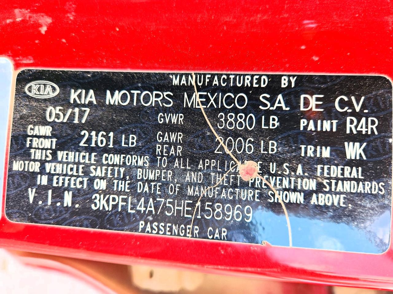 2017 KIA FORTE S photo 23