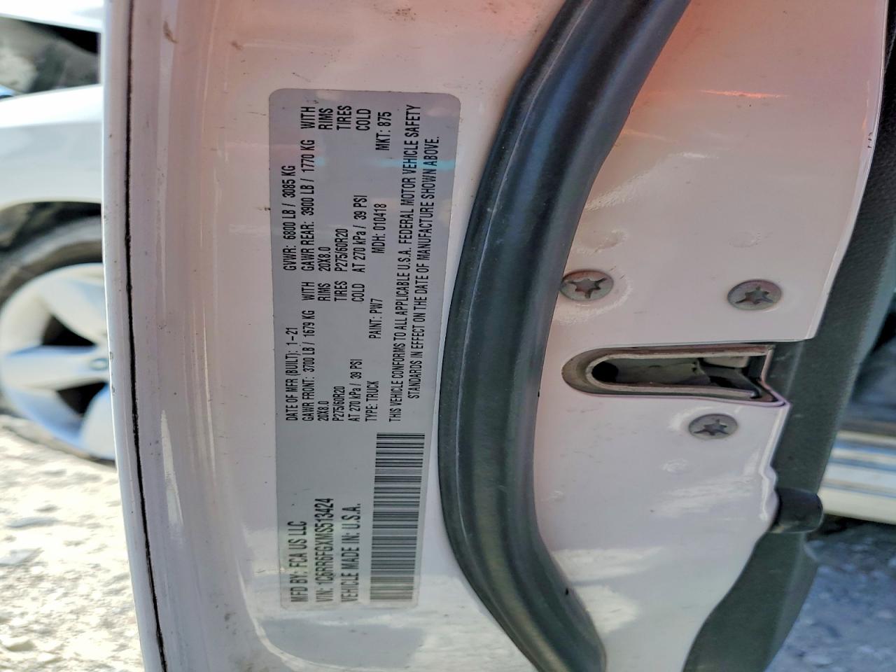 2021 RAM 1500 CLASSIC TRADESMAN photo 12