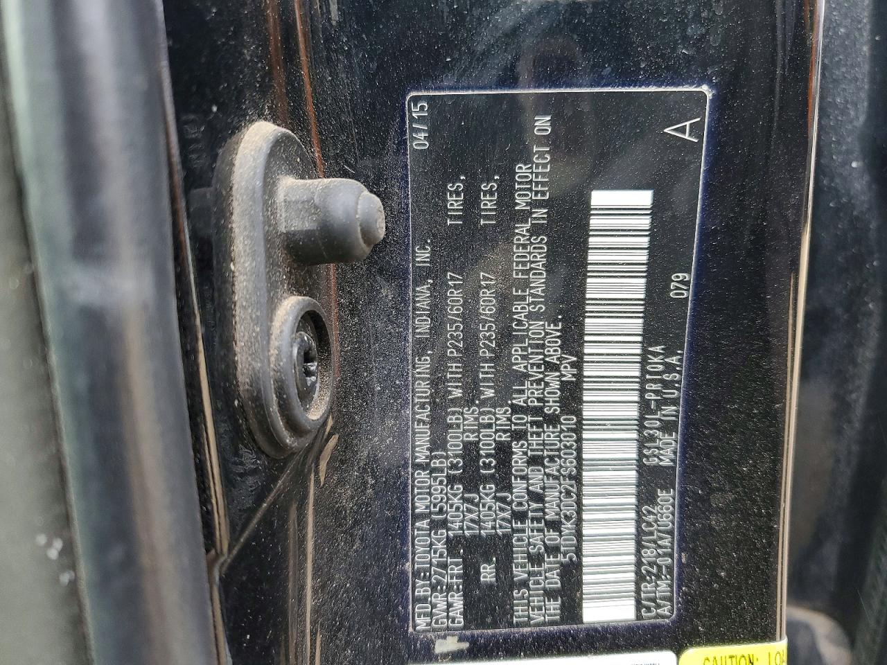 2015 TOYOTA SIENNA photo 25
