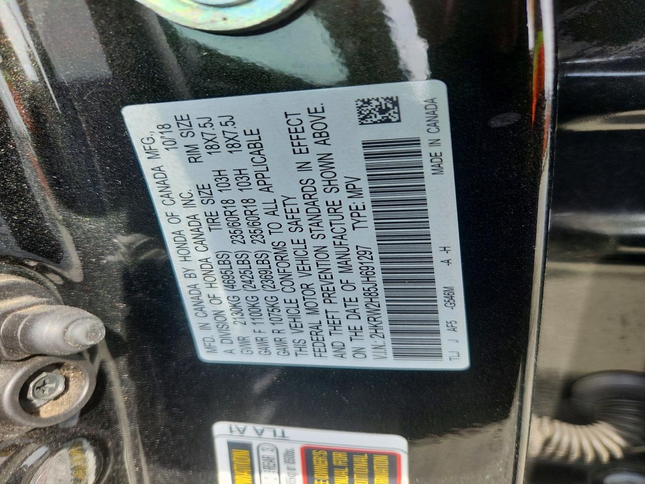 2018 HONDA CR-V EXL photo 25