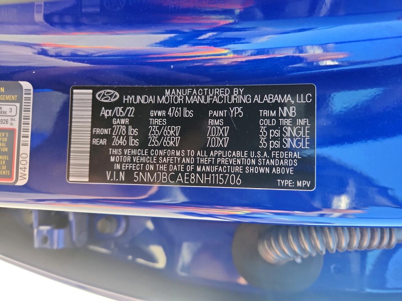 2022 HYUNDAI TUCSON SEL photo 23