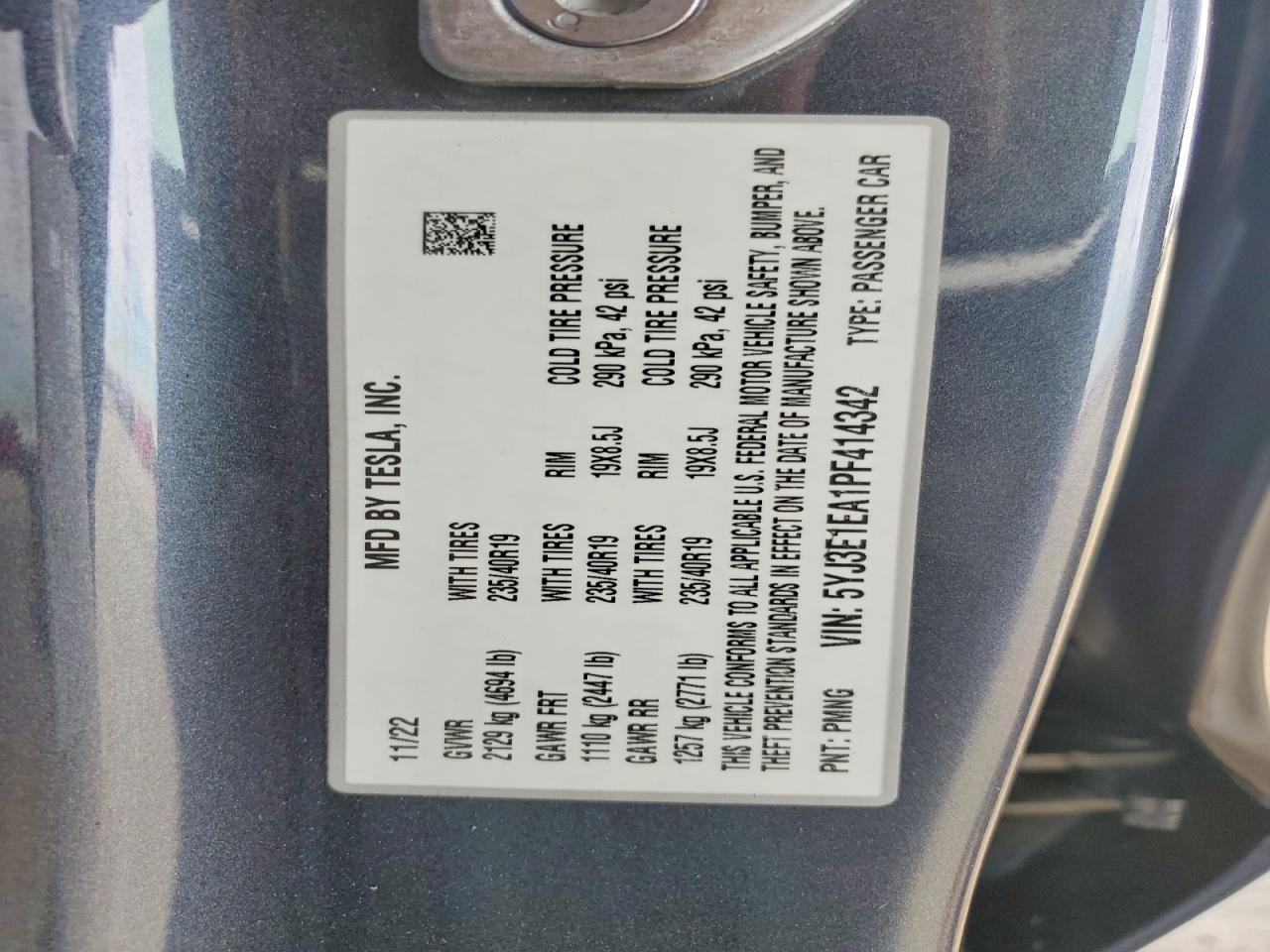 2023 TESLA MODEL 3 photo 23