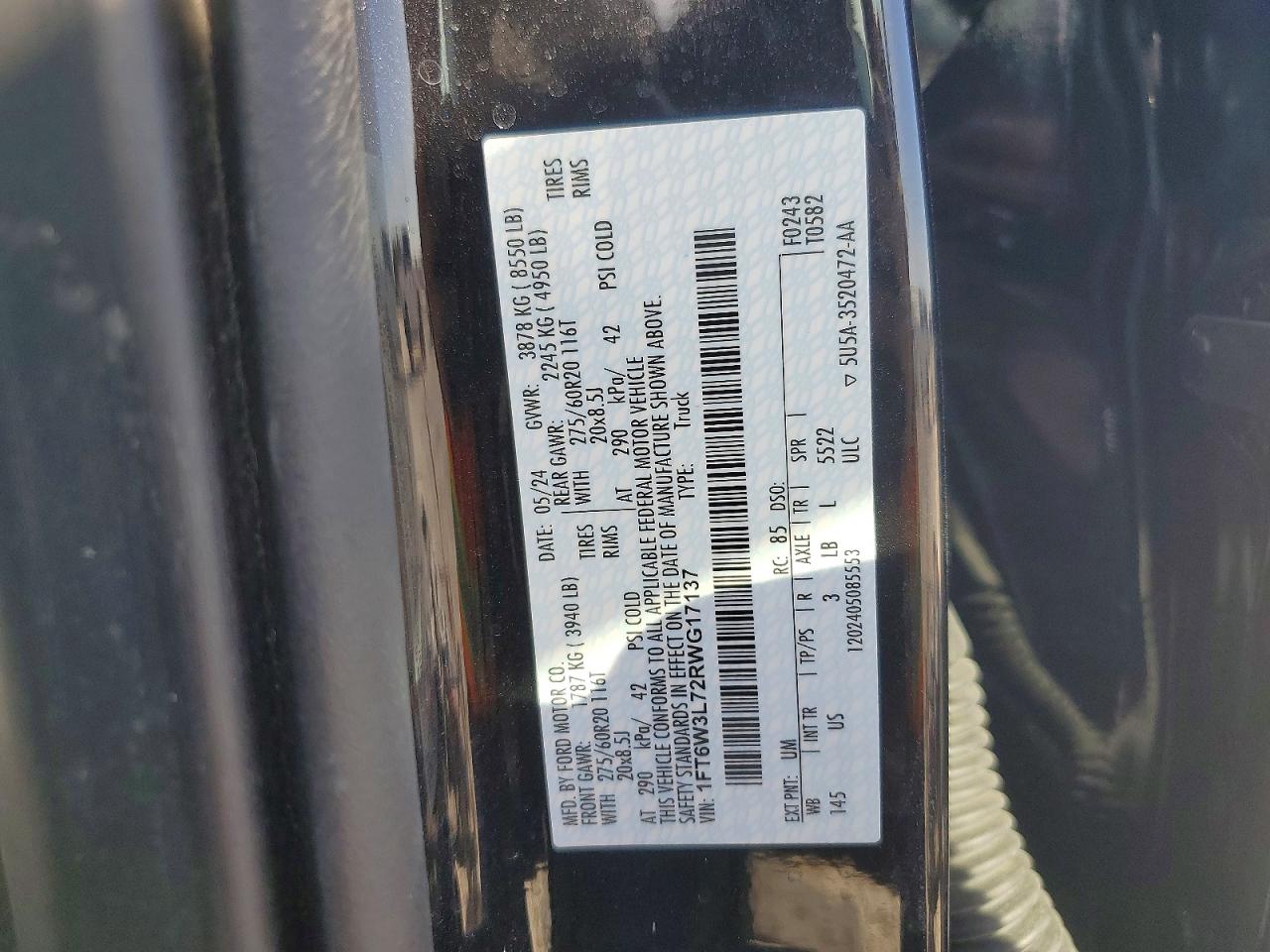 2024 FORD F150 LIGHTNING XLT photo 23