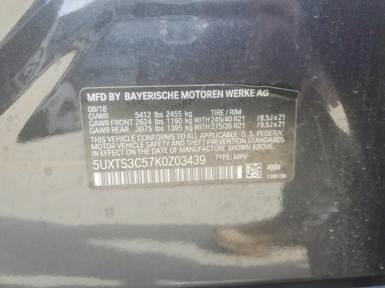 2019 BMW X3 XDRIVEM40I photo 25