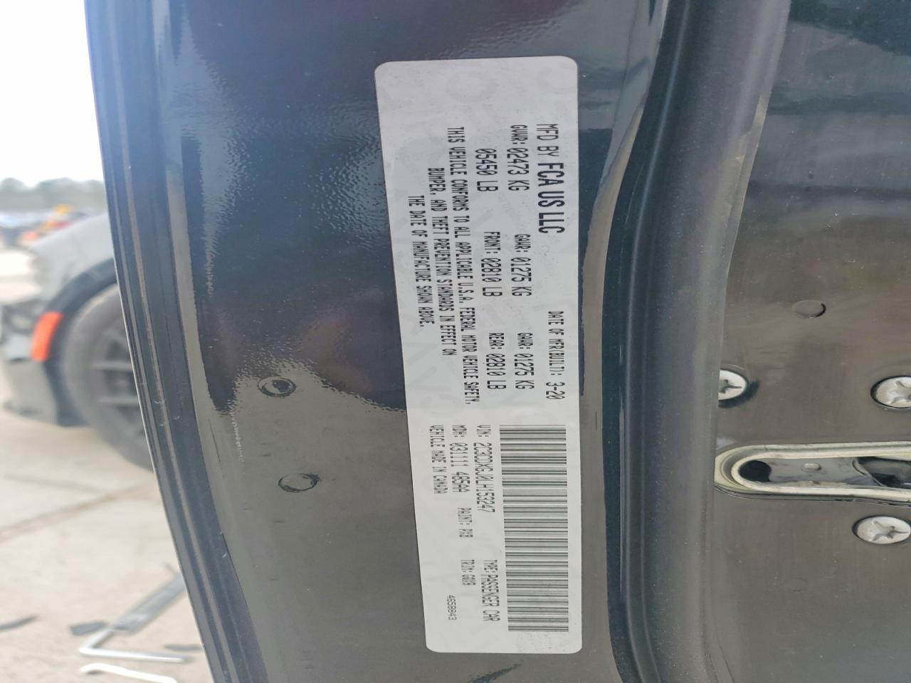 2020 DODGE CHARGER SCAT PACK photo 12