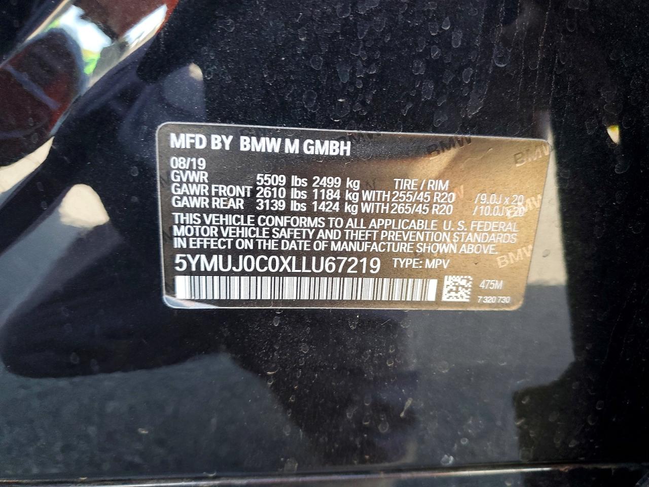 2020 BMW X4 M COMPETITION photo 37