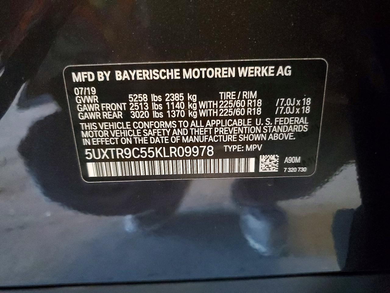 2019 BMW X3 XDRIVE30I photo 25