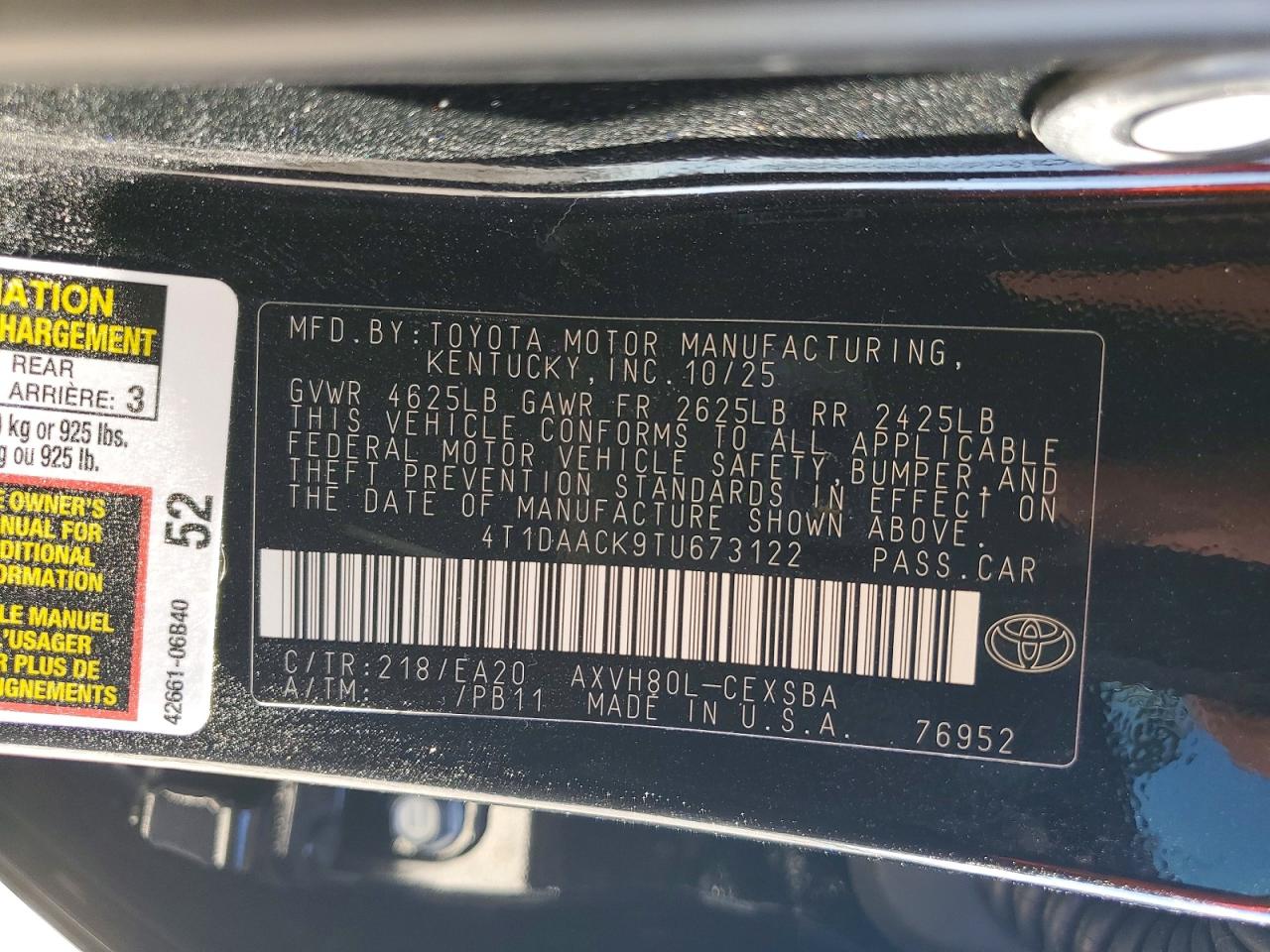 2026 TOYOTA CAMRY SE photo 34