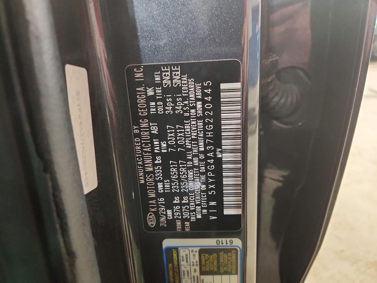2017 KIA SORENTO LX photo 27