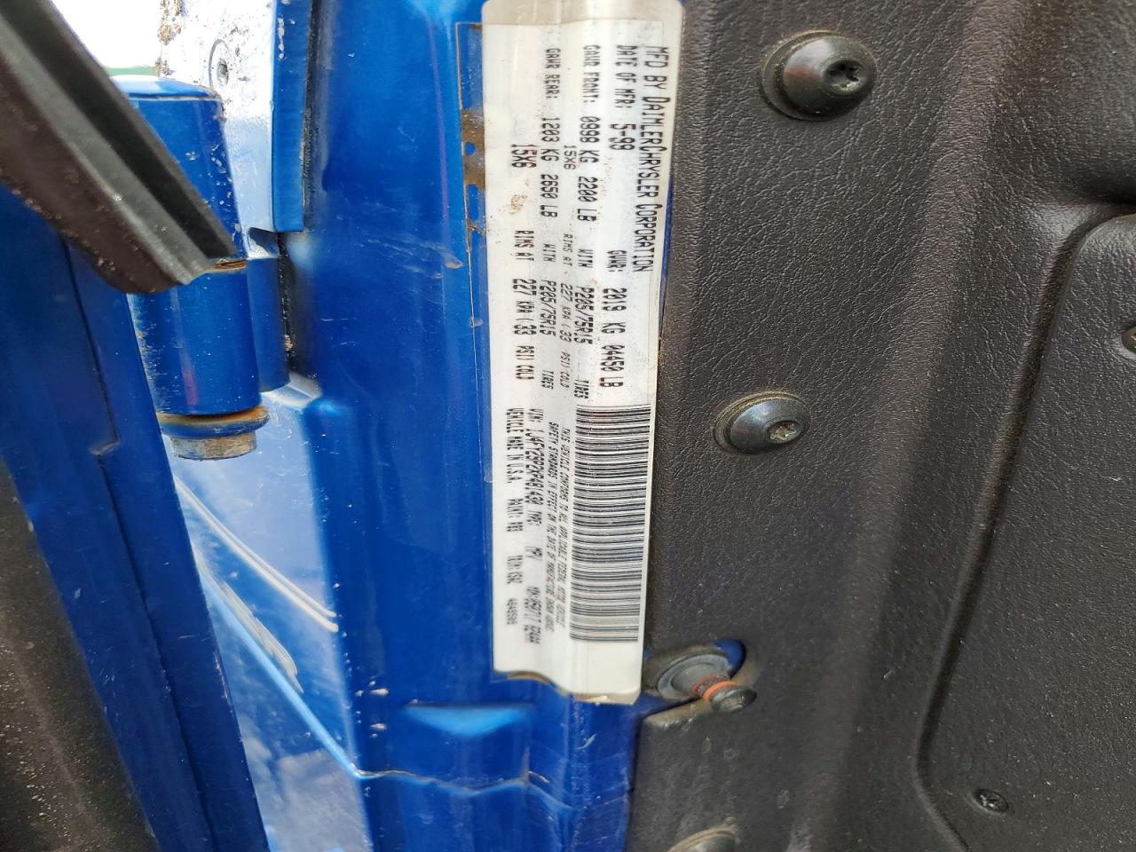 1999 JEEP WRANGLER / TJ SE photo 12