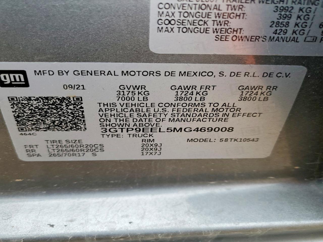 2021 GMC SIERRA K1500 AT4 photo 12