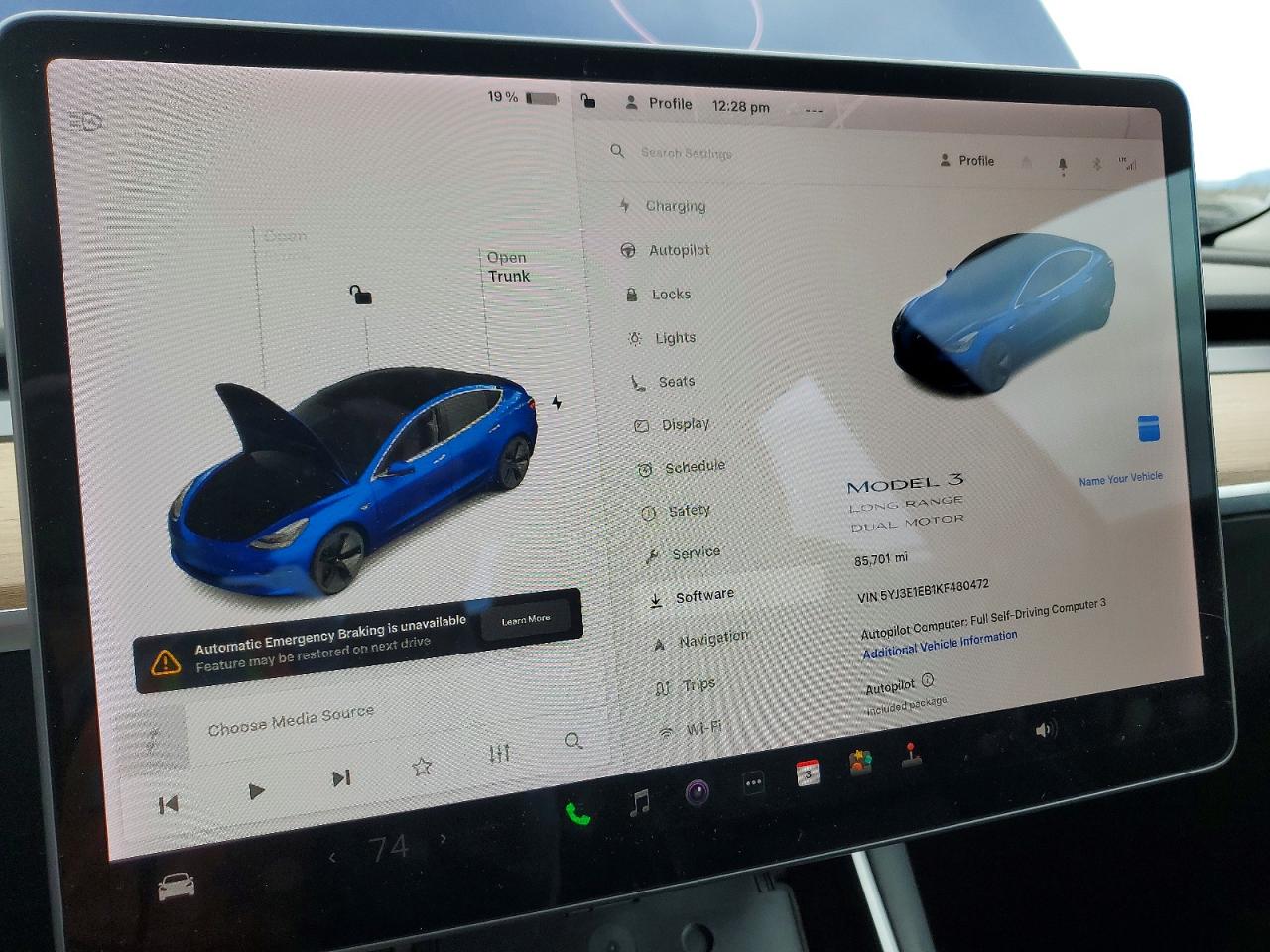 2019 TESLA MODEL 3 photo 9