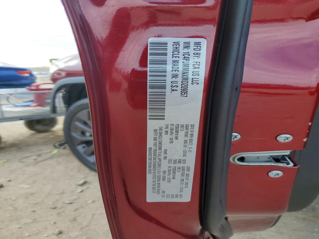 2021 JEEP CHEROKEE LATITUDE LUX photo 27