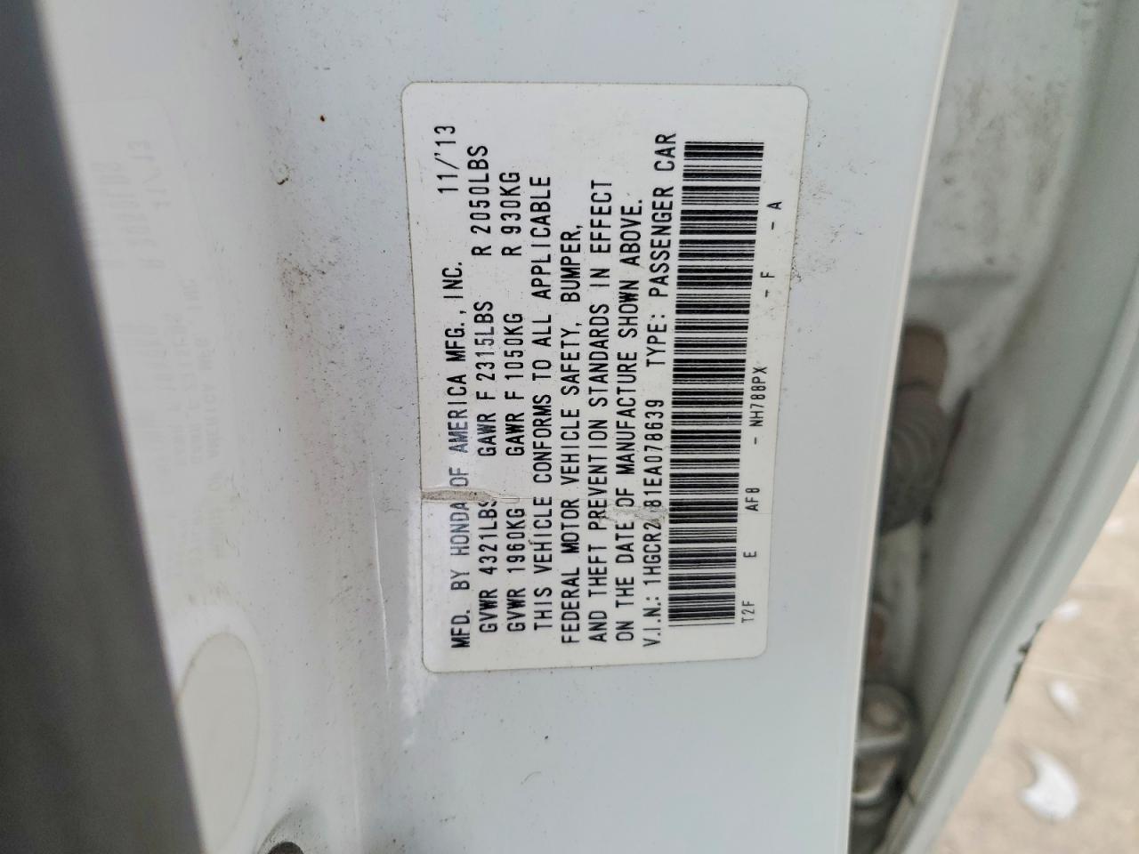 2014 HONDA ACCORD EXL photo 23