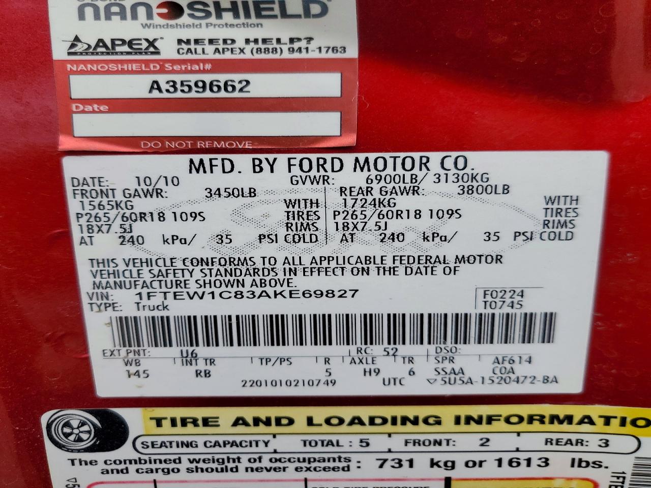 2010 FORD F150 SUPERCREW photo 37