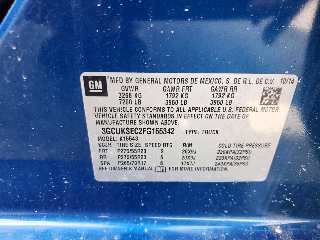 2015 CHEVROLET SILVERADO K1500 LTZ photo 12