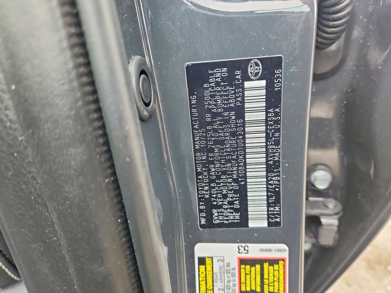 2026 TOYOTA CAMRY SE photo 34