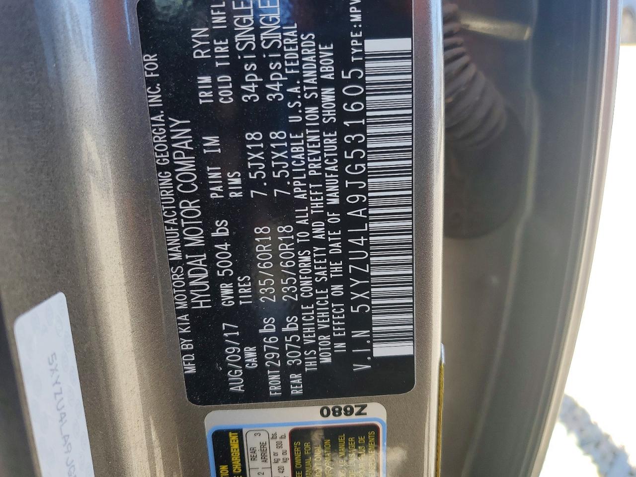 2018 HYUNDAI SANTA FE SPORT 2.0T photo 13