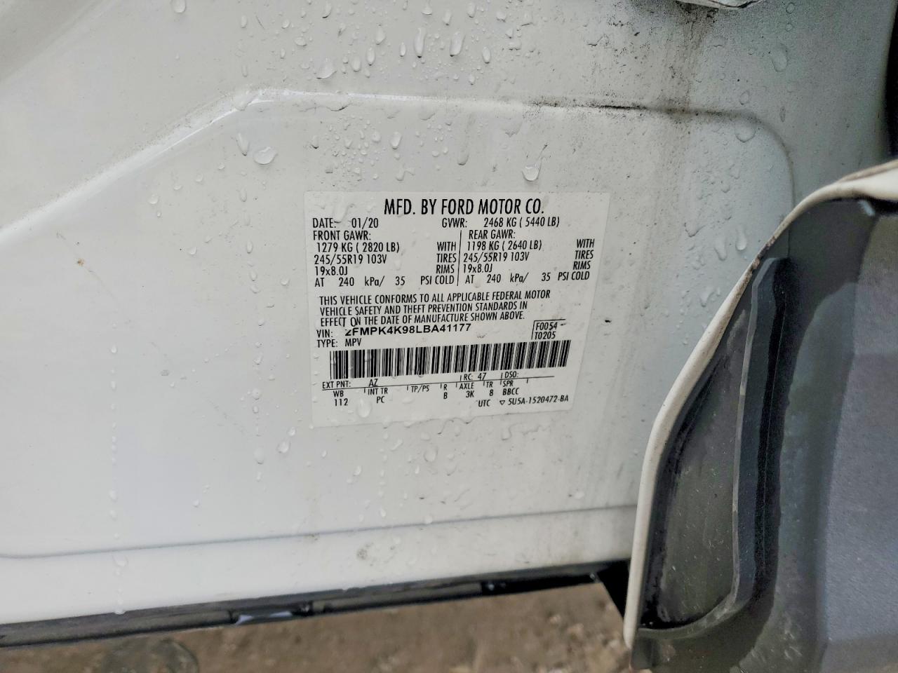 2020 FORD EDGE TITANIUM photo 25