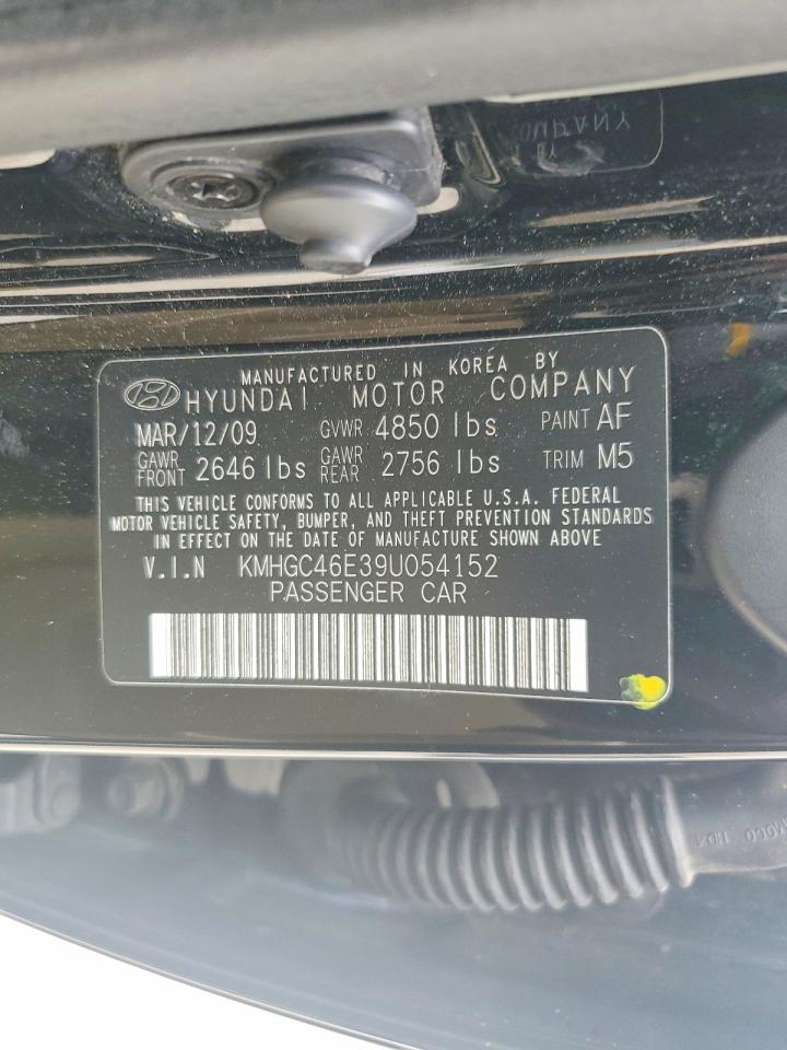 2009 HYUNDAI GENESIS 3.8L V6 photo 12