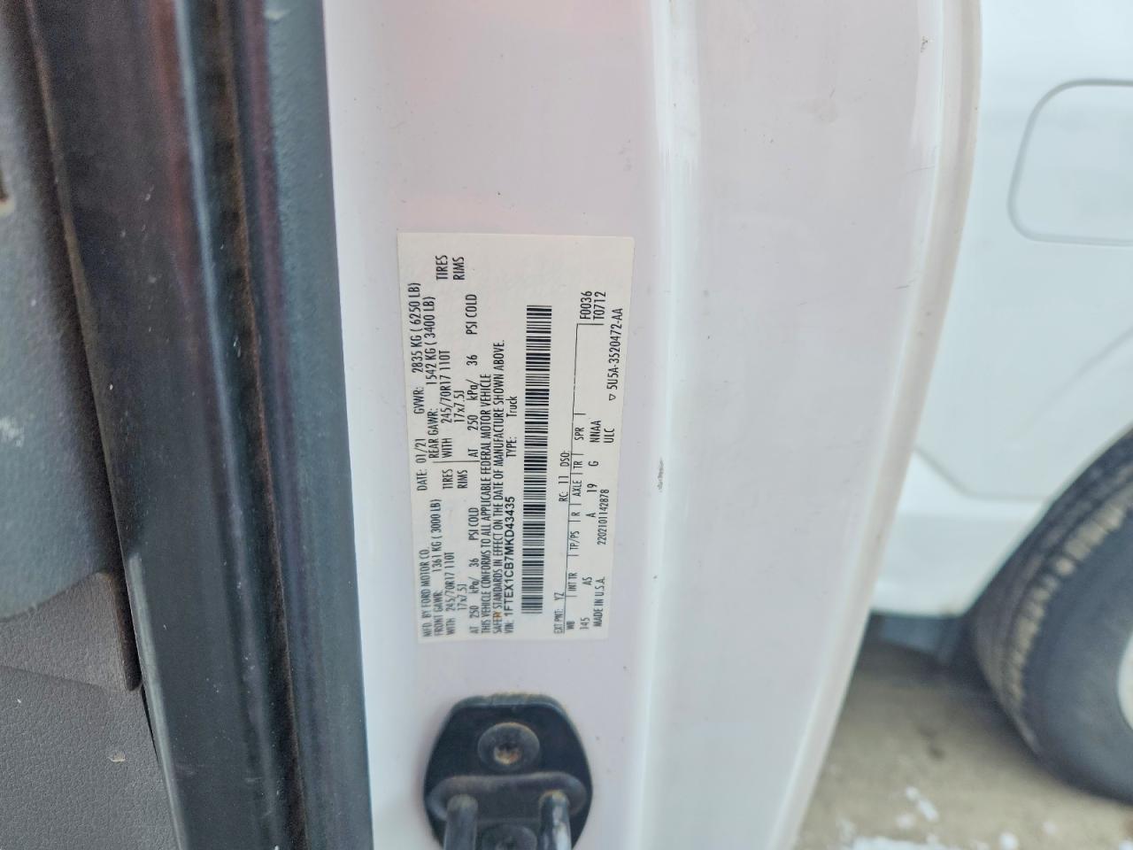 2021 FORD F150 SUPER CAB photo 12