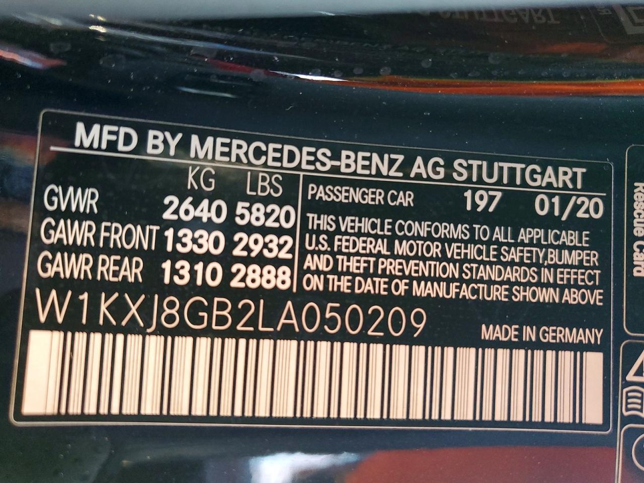 2020 MERCEDES-BENZ S 560 4MATIC photo 12