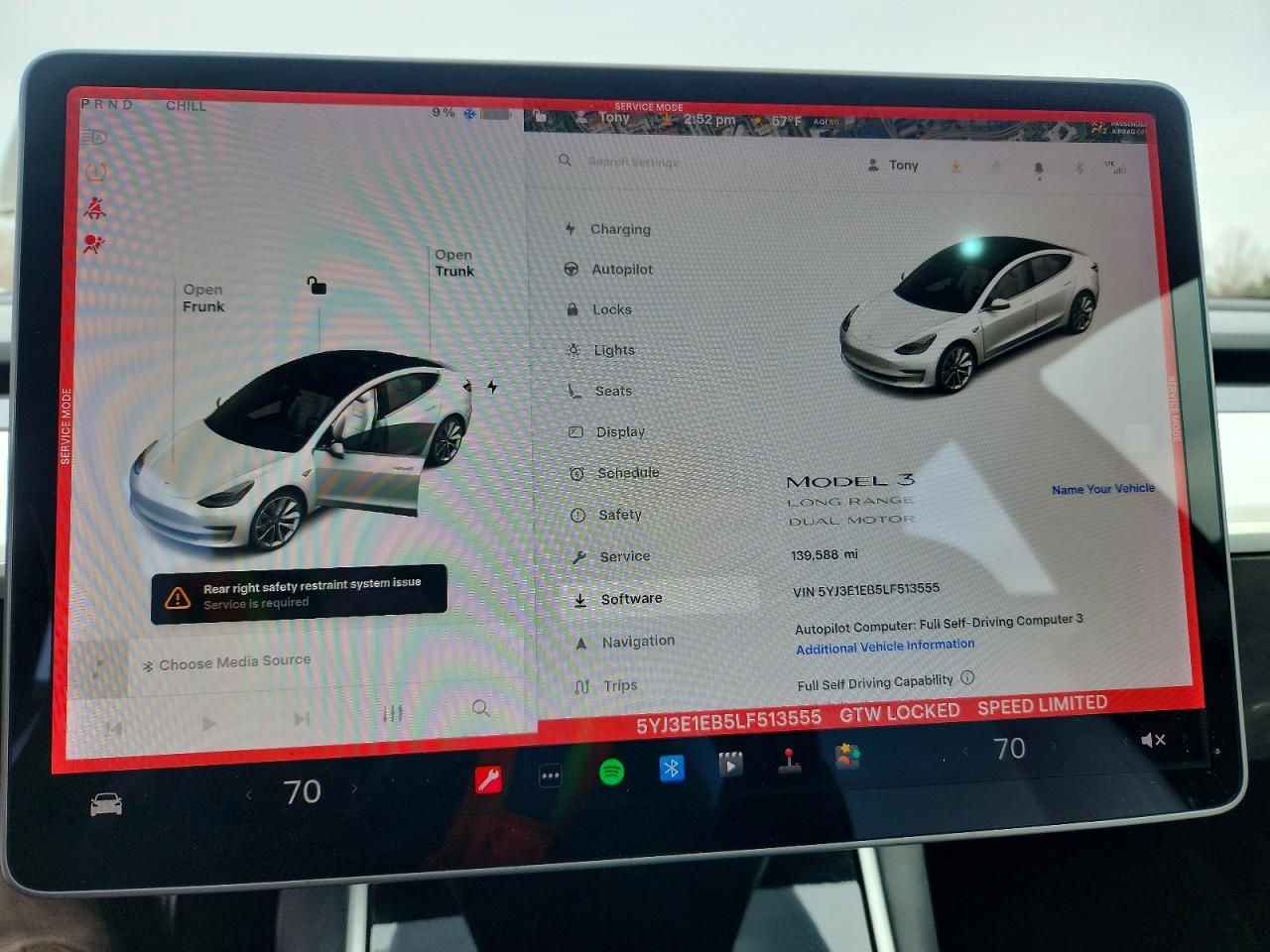 2020 TESLA MODEL 3 photo 25