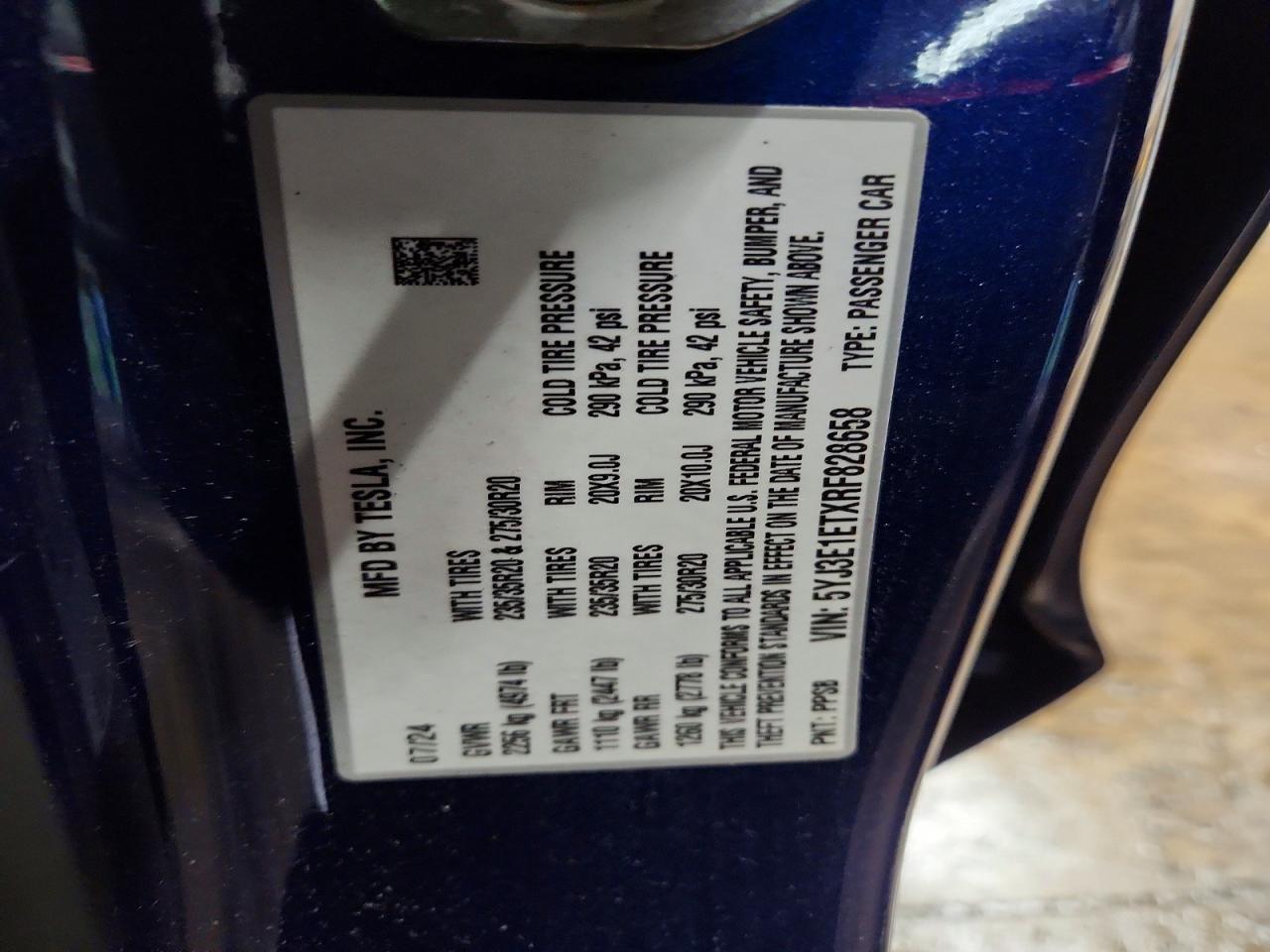 2024 TESLA MODEL 3 photo 25