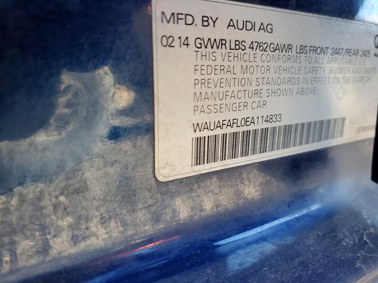 2014 AUDI A4 PREMIUM photo 23