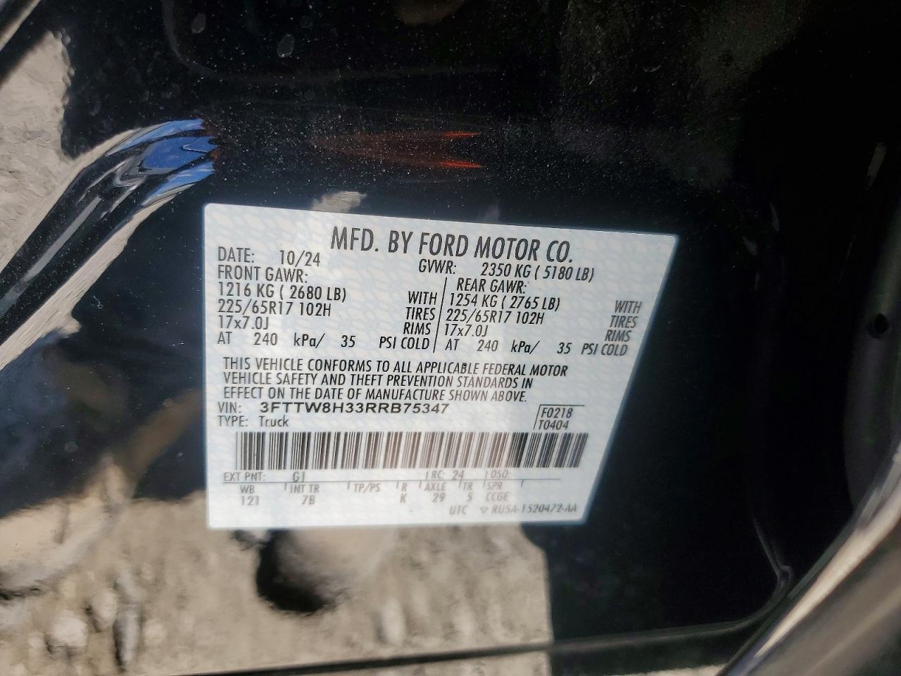 2024 FORD MAVERICK XLT photo 25
