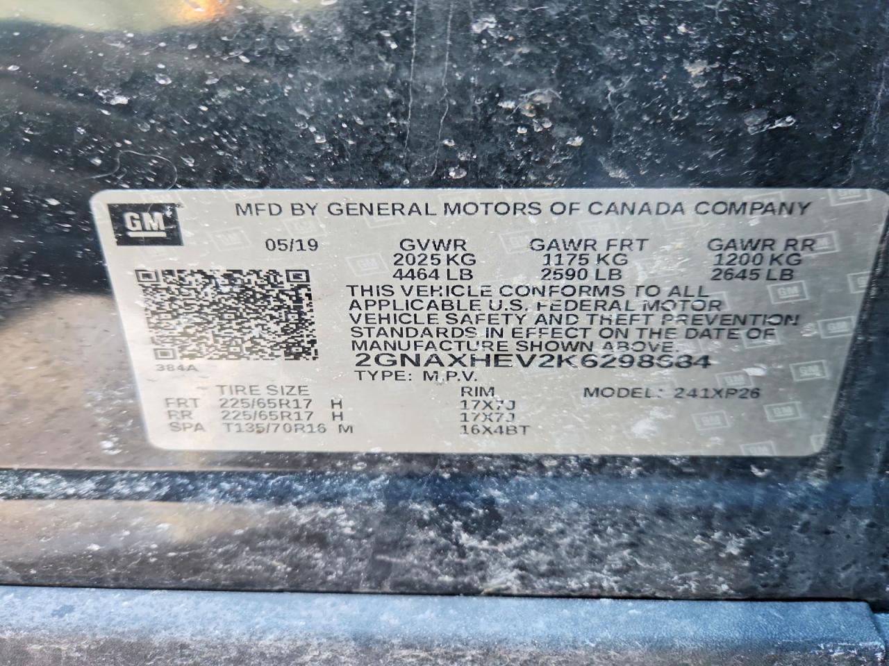 2019 CHEVROLET EQUINOX LS photo 27