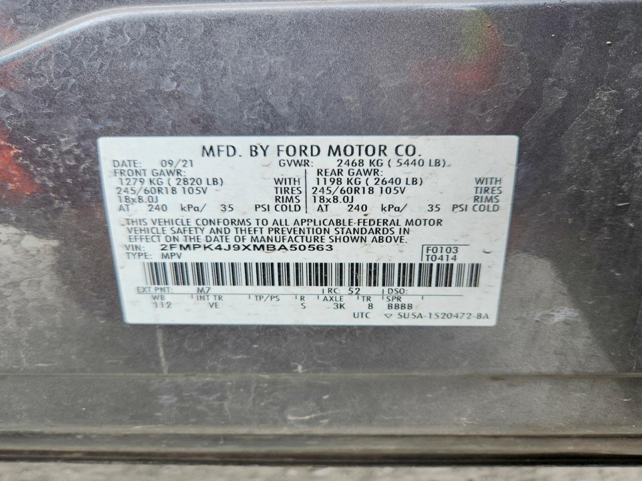 2021 FORD EDGE SEL photo 13