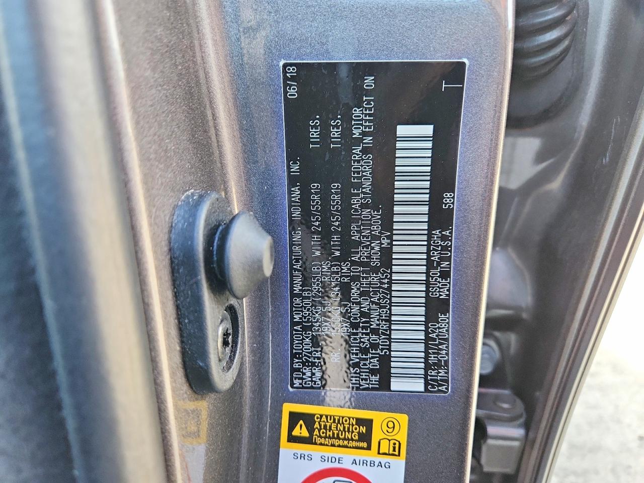 2018 TOYOTA HIGHLANDER LIMITED PLATINUM photo 27